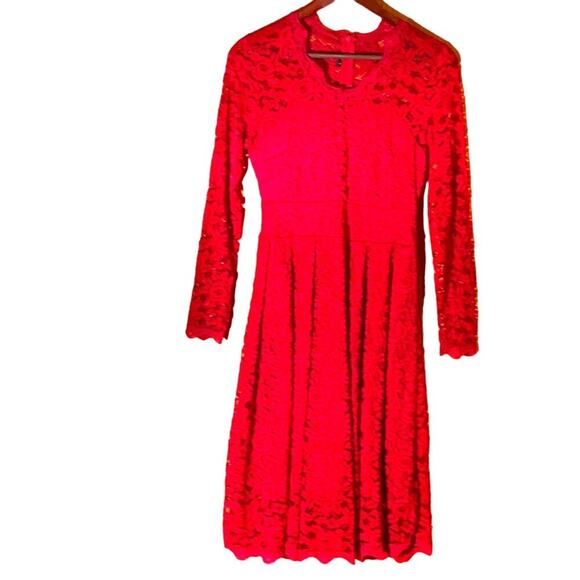 Cute Red Lace Dress. S - Picture 1 of 6